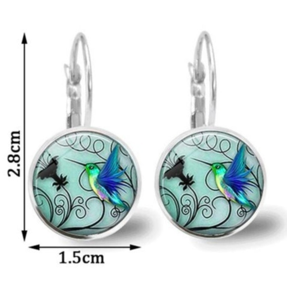 Hummingbird Earrings - Picture 2 of 2